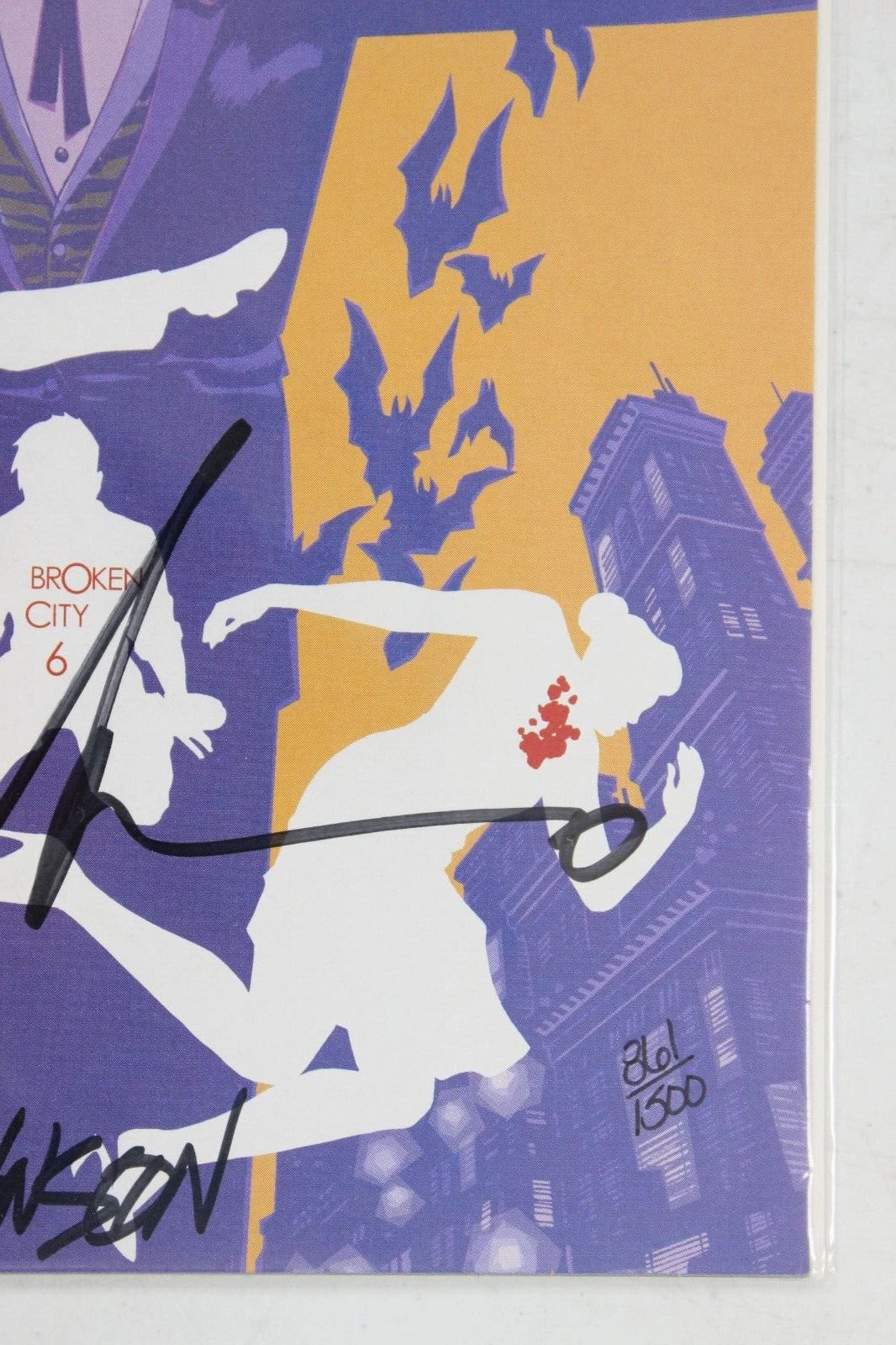 Batman #625 Dynamic Forces SIGNED x3 Azarello Risso & Johnson #861/1500