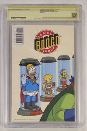 Simpsons Best Superhero Stories Ever SDCC 2011 CBCS 9.8 SIGNED x2 Matt Groening