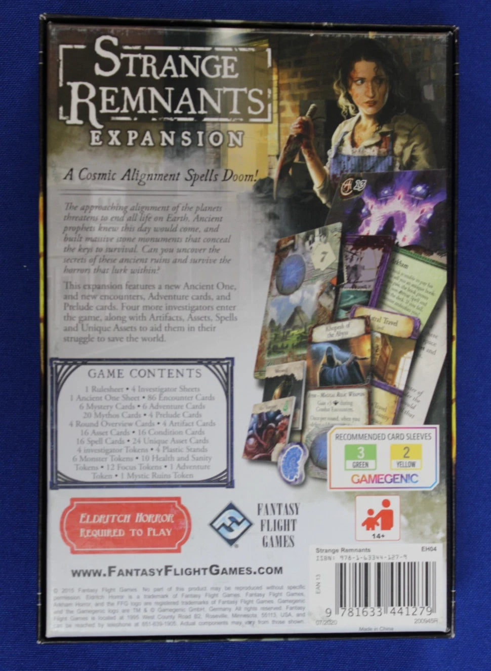 Fantasy Flight Games Eldritch Horror Base Game + Expansions Lot of 4 Complete