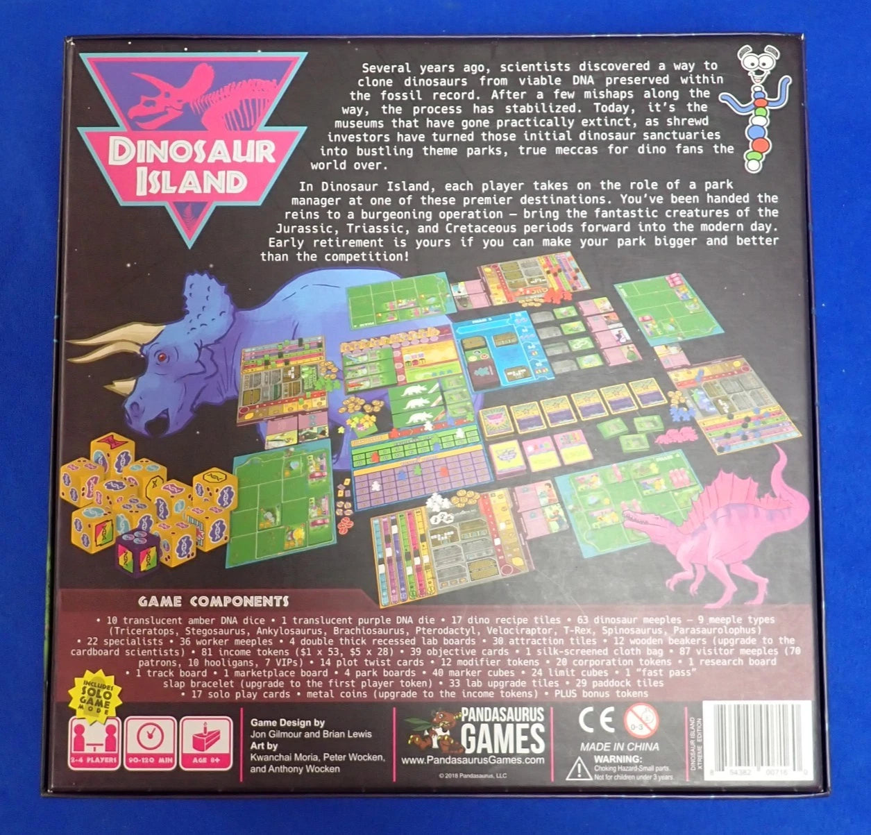 Dinosaur Island Extreme Edition + Duelosaur & Totally Liquid Expansion KS Lot
