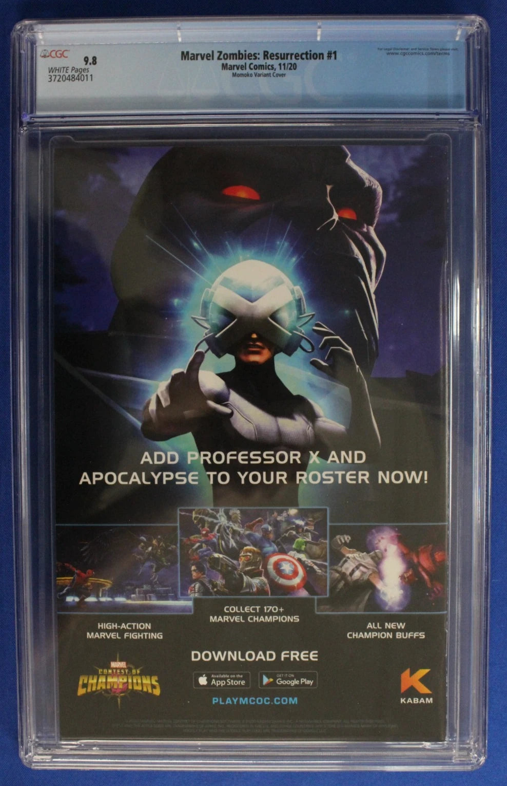 Marvel Zombies: Resurrection #1 Momoko Variant CGC 9.8