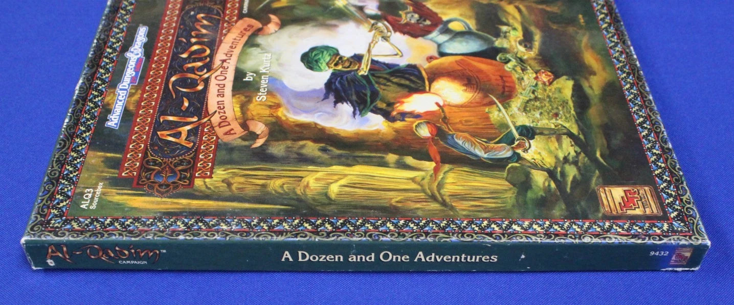 TSR 1993 AD&D Al-Qadim A Dozen and One Adventures Campaign Box Set Complete