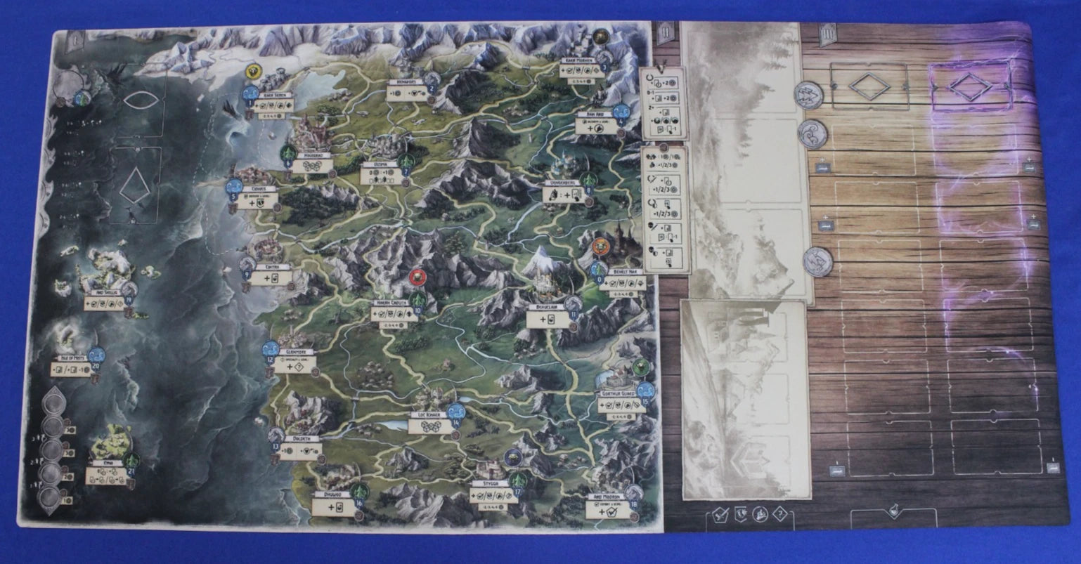 Go On Board The Witcher Old World Kickstarter Base Game + Expansions Lot of 6