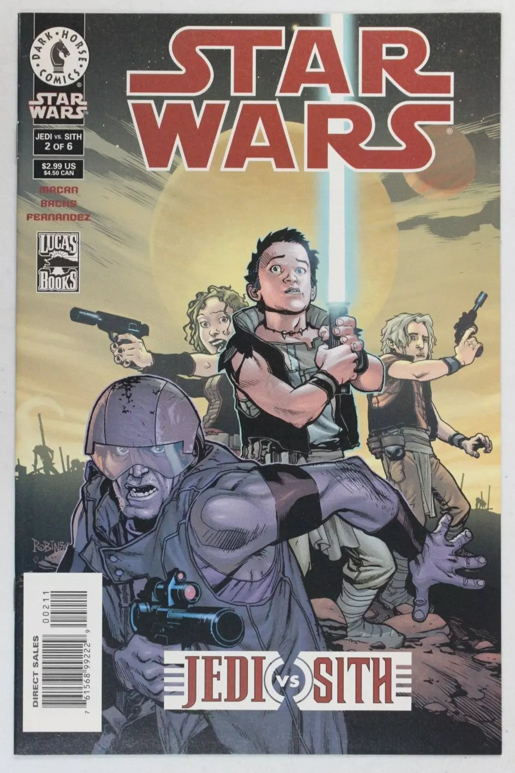 Star Wars Jedi vs Sith #1-6 Complete Set