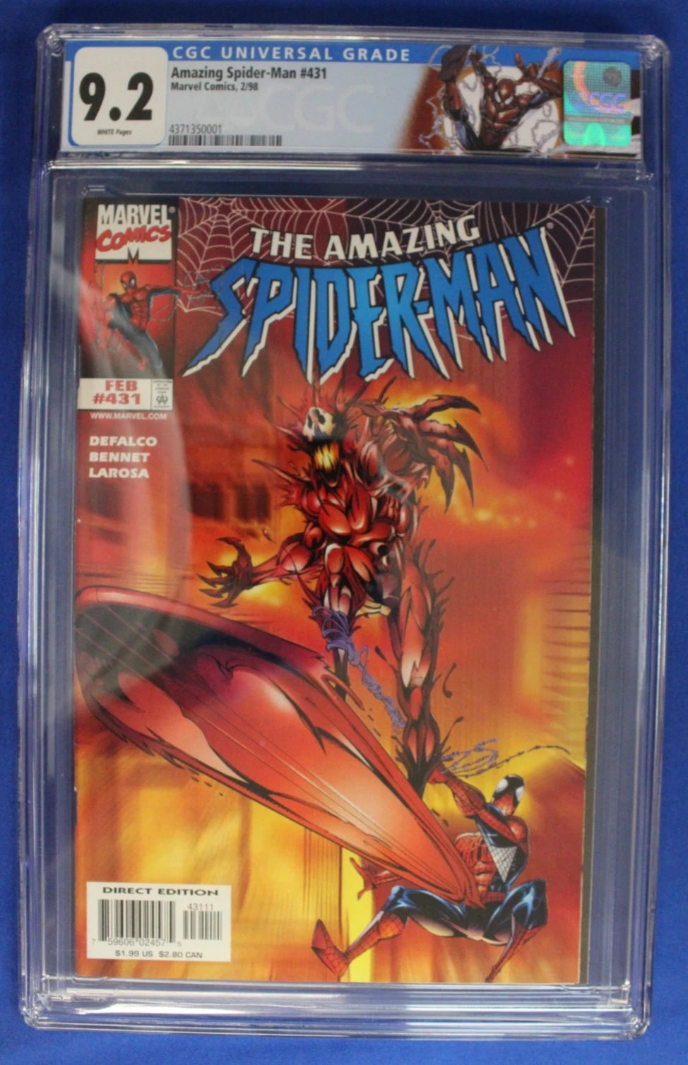The Amazing Spider-Man #431 CGC 9.2 NM-