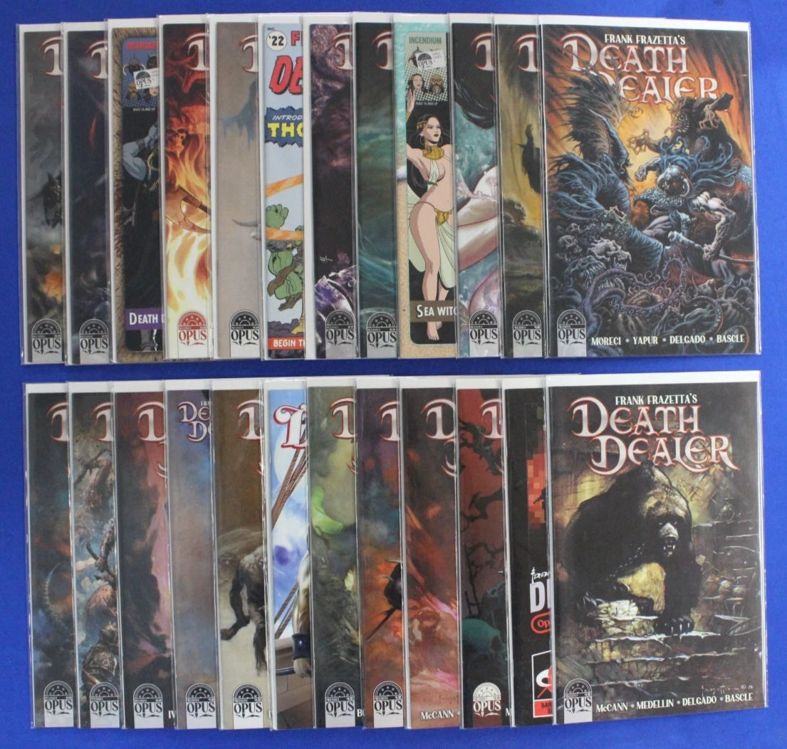 Frank Frazetta's Death Dealer #1-15 + Variants Complete Set Lot of 24 VF/NM