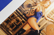 Flaxen #1 & Photo SIGNED by Suzie Owens w/ COA VF/NM
