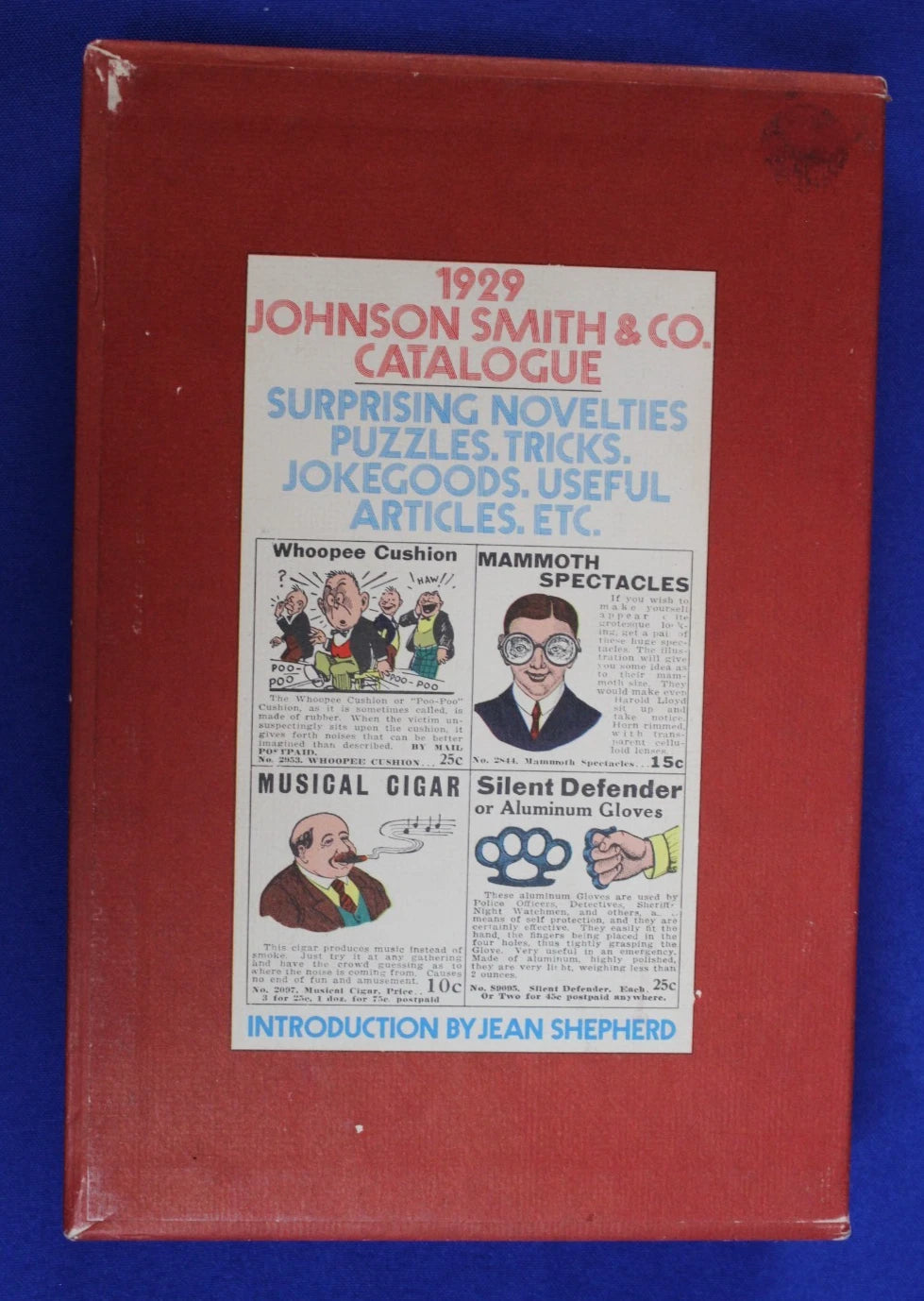 1929 Johnson Smith & Co. Catalogue 1970 Reprint With Slipcase Vintage Book