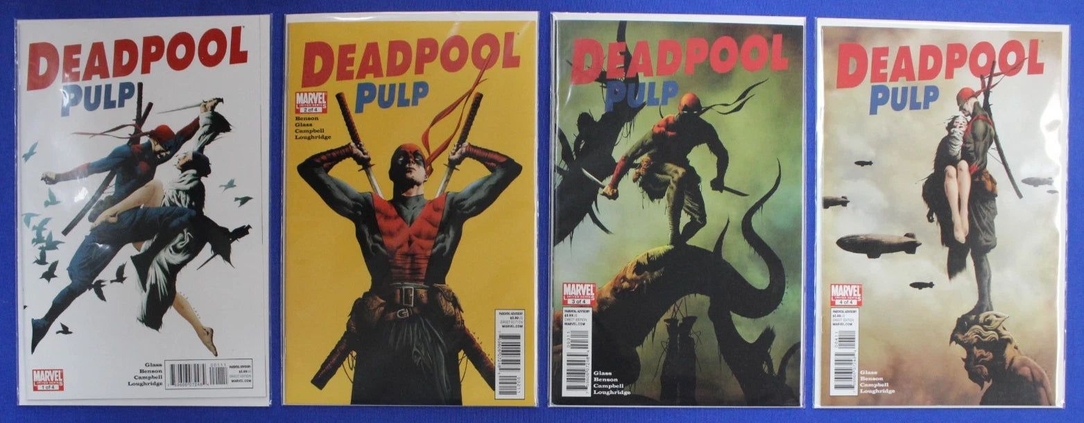 4 Complete Deadpool Mini-Series Lot of 18 VF/NM