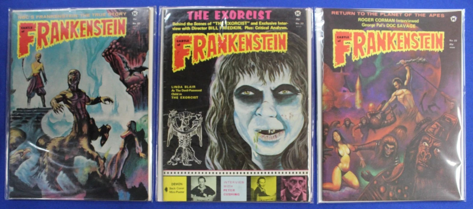 Castle of Frankenstein Magazine Lot of 21 FN