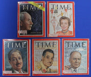 Time Magazine Lot of 5 VG