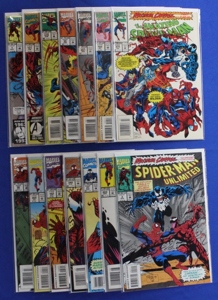 Maximum Carnage #1-14 Complete Set FN-VF