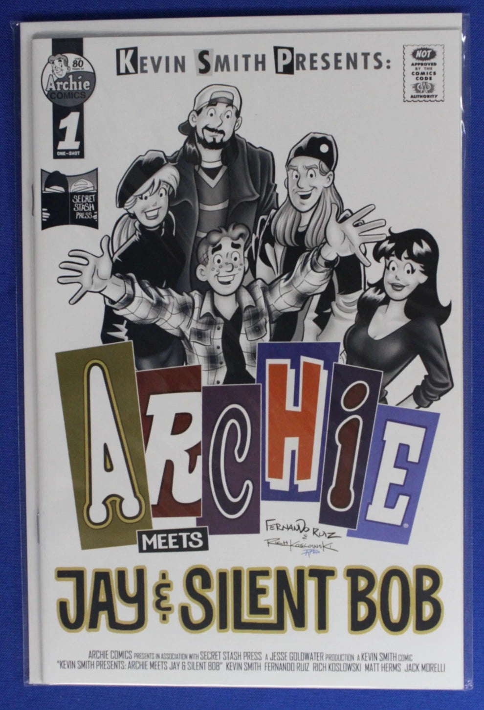 Archie Meets Jay & Silent Bob #1 Foil and B&W Variants VF/NM