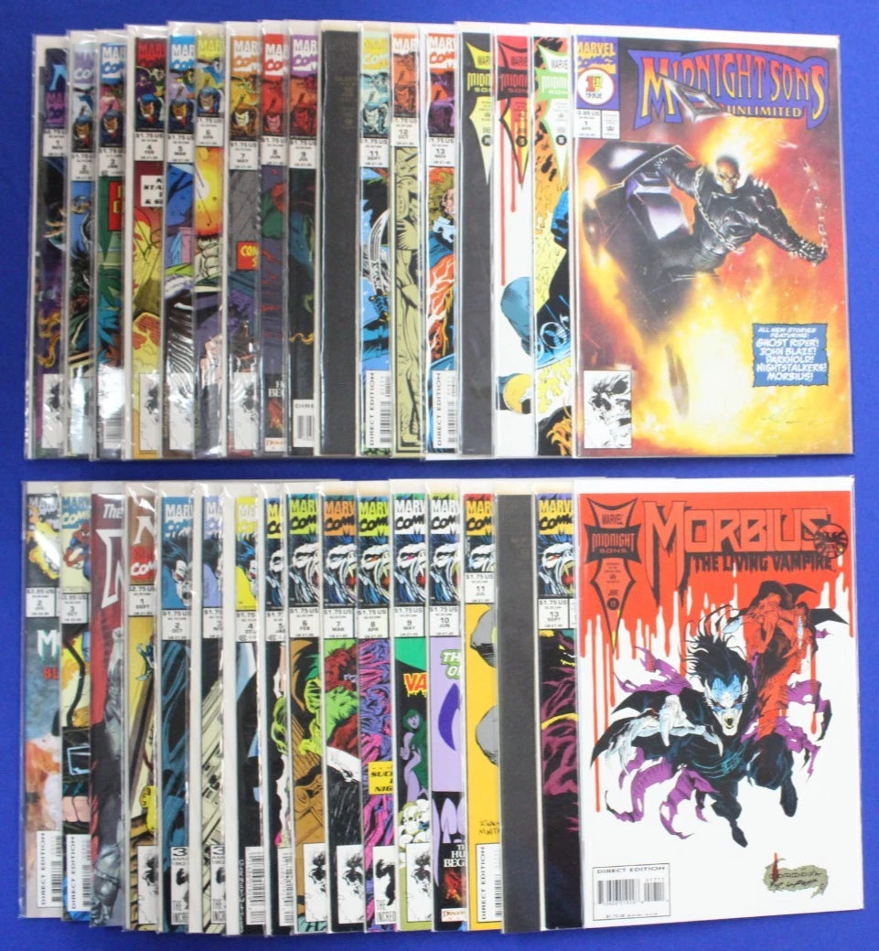 Rise of Midnight Sons Lot of 34 VF-VF/NM