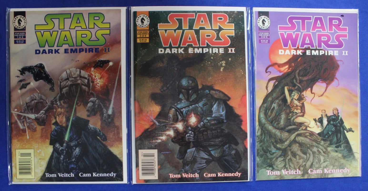 Star Wars Dark Empire I & II #1-6 Complete Lot of 12 VF