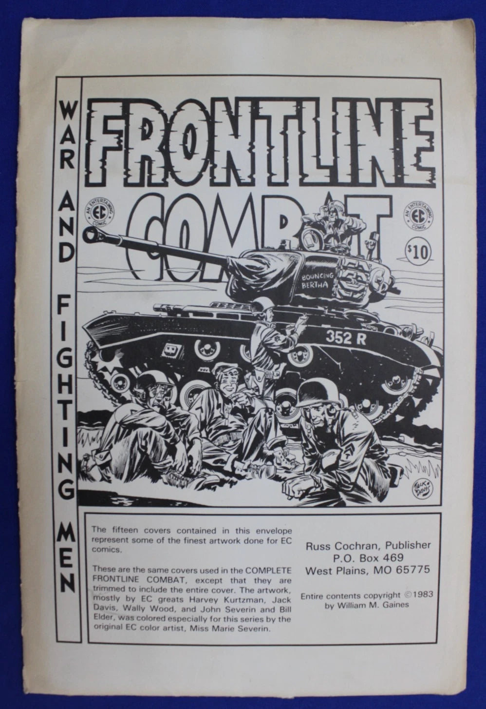 EC Frontline Combat & Two-Fisted Tales Cover Portfolios + Reprint Art Prints