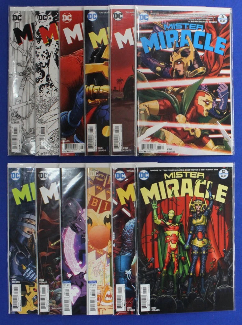 Mister Miracle #1-12 Complete Set w/ Variants VF-VF/NM