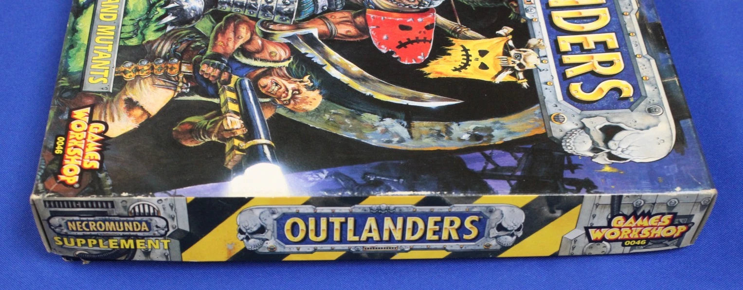 Games Workshop 1996 Outlanders Necromunda Supplement Loose Incomplete