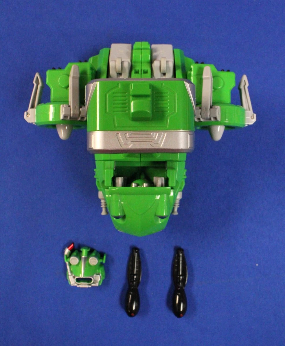 Bandai Power Rangers Go-Buster Deluxe FS-00 Kero-oh Frog Zord INCOMPLETE
