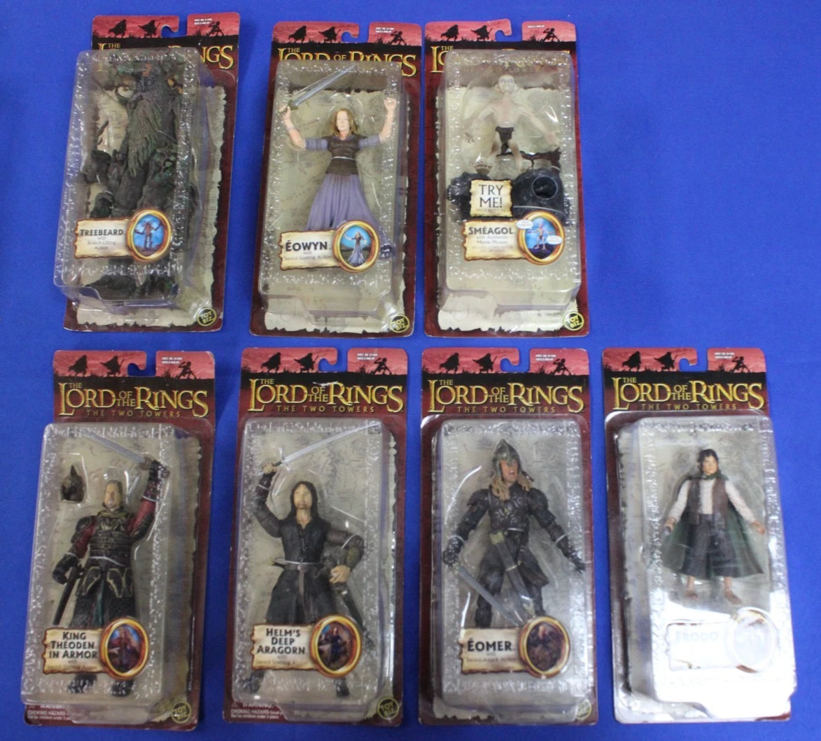 Toy Biz Lord of the Rings Trilogy Action Figure Lot of 20 Figures in Box