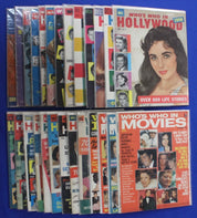 Who's Who in Hollywood & Movies Magazine Lot of 26 GD-FN