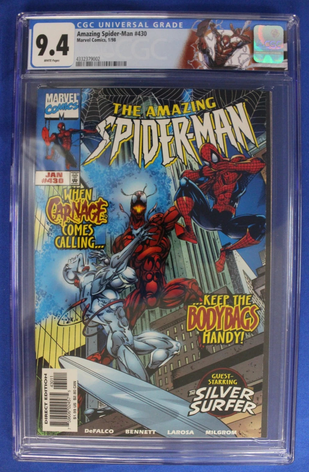 The Amazing Spider-Man #430 CGC 9.4 NM