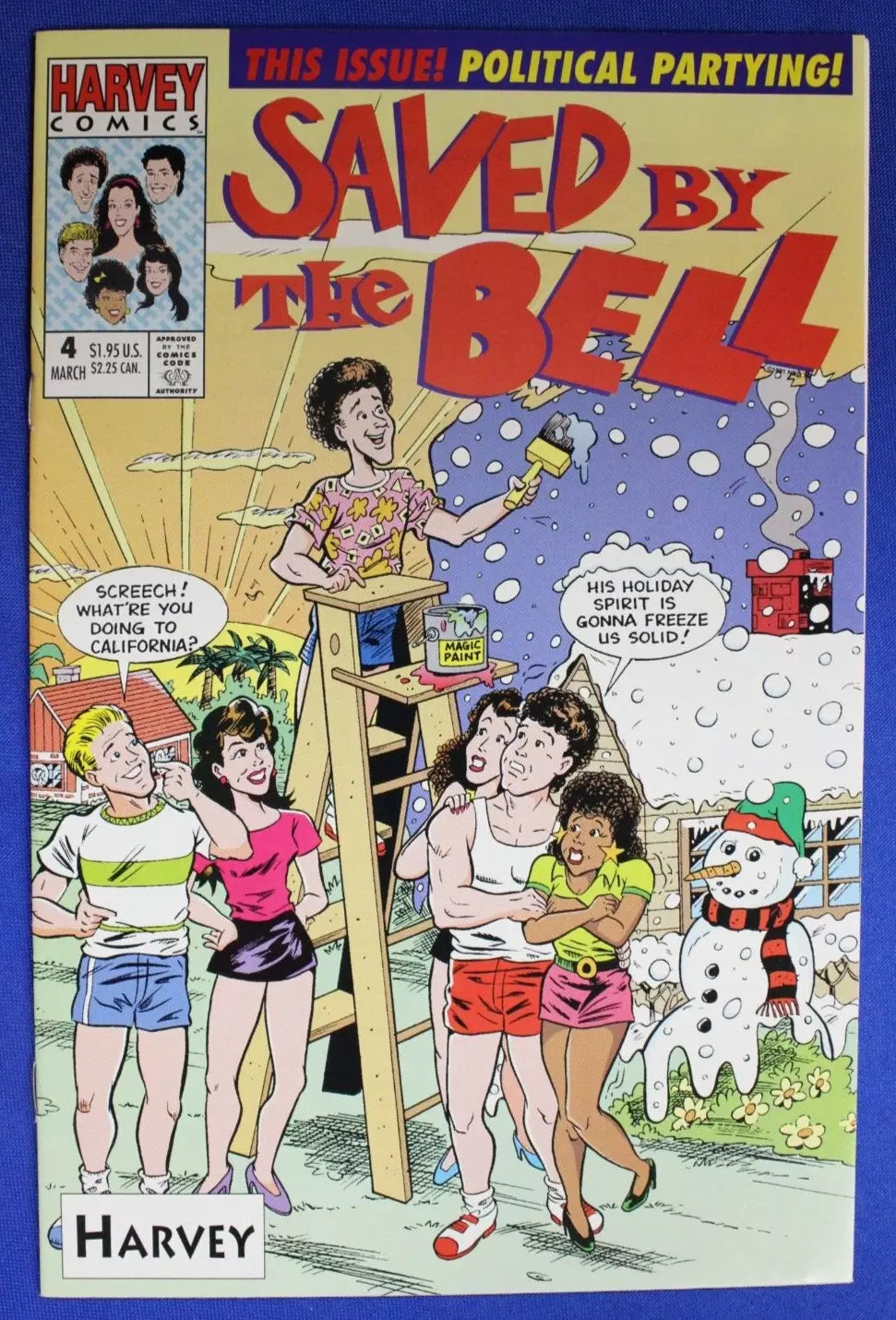 Saved by the Bell #1-5 + Holiday Issue Complete Set Lot of 8 FN-VF+