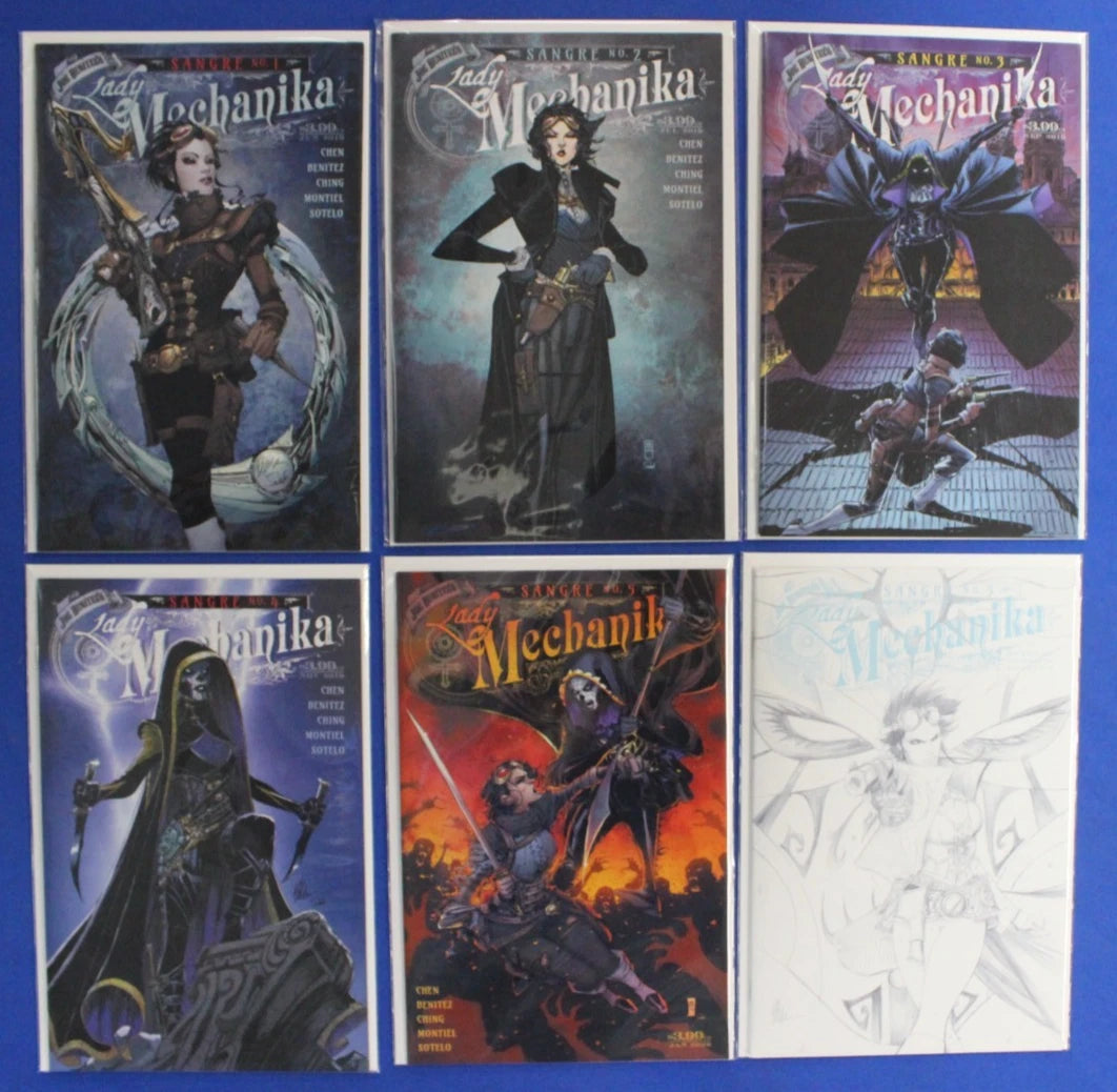 Lady Mechanika 4 Complete Sets + 2 Near Complete & Extras VF/NM