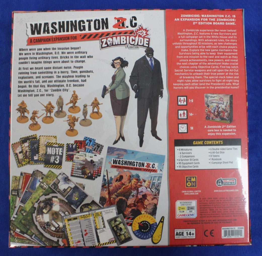 C-MON Zombicide 2nd Edition Kickstarter Game Bundle Set of 12 New and Sealed