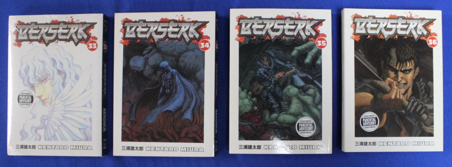 Berserk Vol 1-41 + Flame Dragon Knight English Manga Near Complete Paperback Set