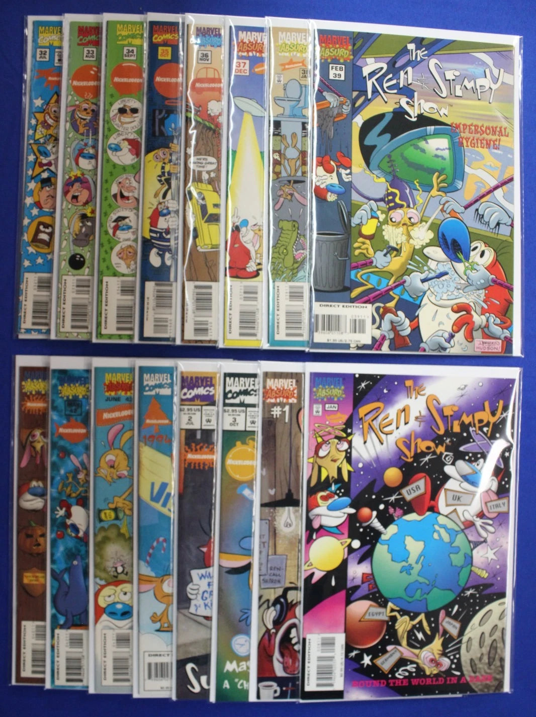 The Ren & Stimpy Show #32-43 + Specials & One-Shots Lot of 16 VF/NM