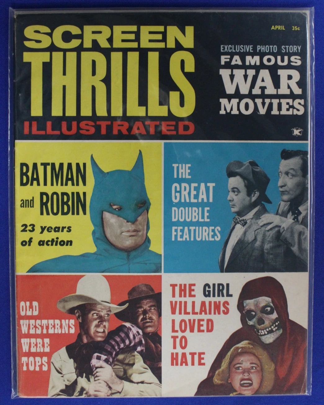 Screen Thrills Illustrated #1-10 Complete Set VG/FN