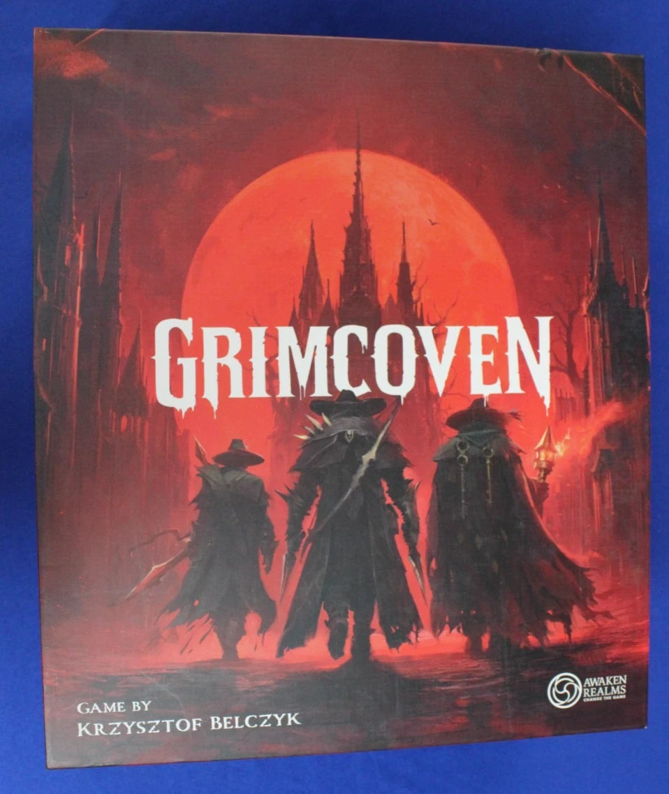 Awaken Realms Grimcoven Near Complete Base Game + Expansions + Upgraded Dice Set