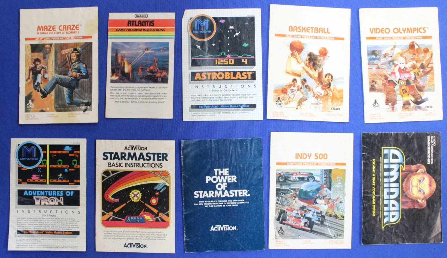 Lot of 54 Manuals Atari Sega Saturn Galoob Game Genie Sega Genesis