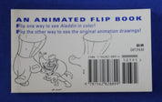 Vintage Disney's Aladdin An Animated Flip Book 1992