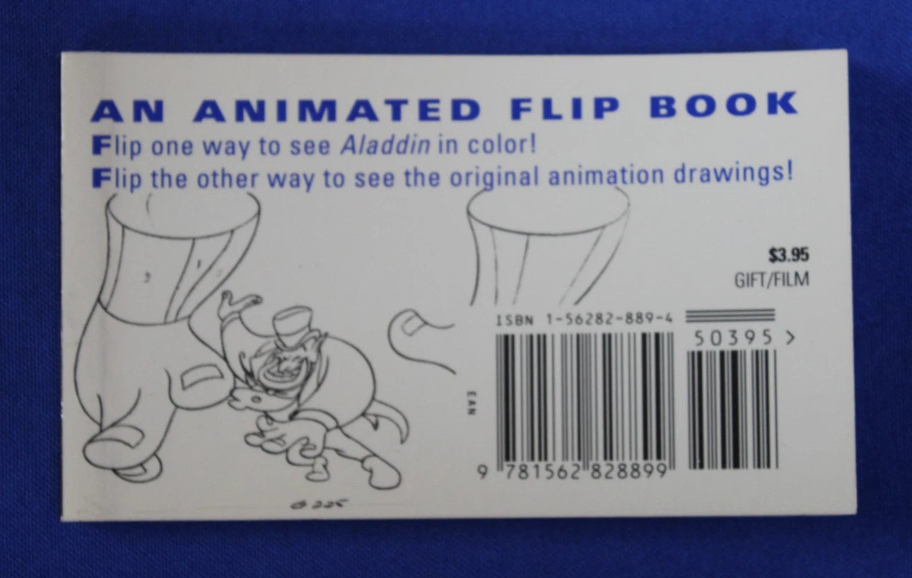 Vintage Disney's Aladdin An Animated Flip Book 1992