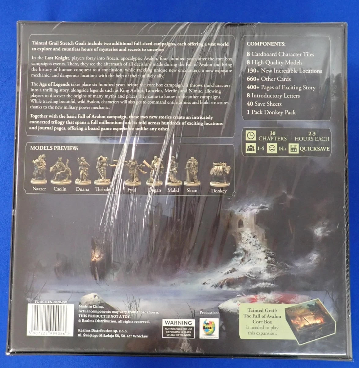 Awaken Realms Tainted Grail Fall of Avalon Game + Expansions & Stretch Goals Lot