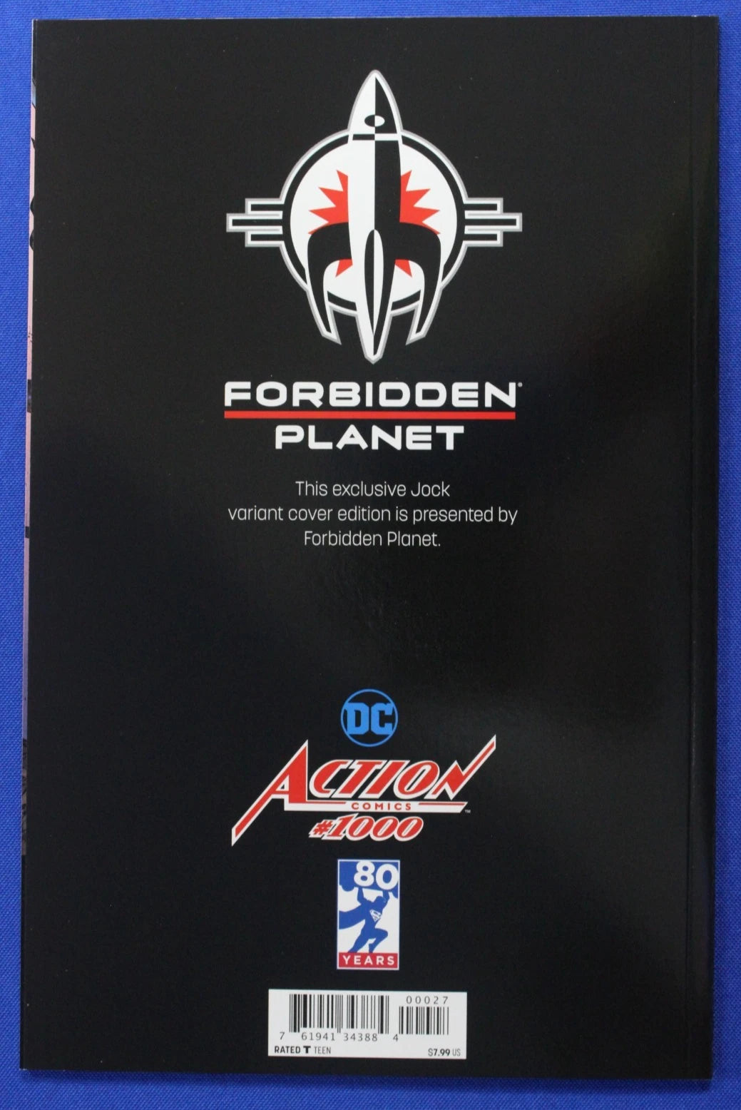 Action Comics #1000 Forbidden Planet Jock Virgin Variant SIGNED NM-