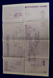 FASA Corporation Battletech Technical Blueprints Complete Set
