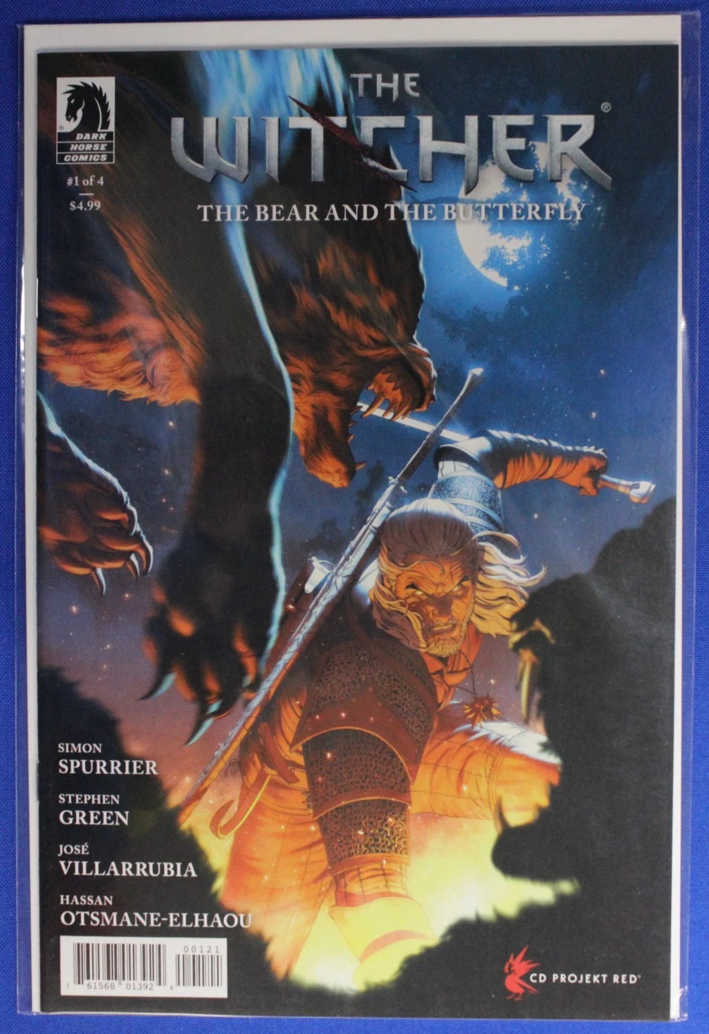 The Witcher The Bear and the Butterfly #1-4 Complete Set VF/NM