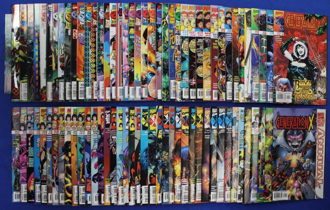 Generation X #1-75 + Extras Near Complete Set (NO 22 or 28) VF