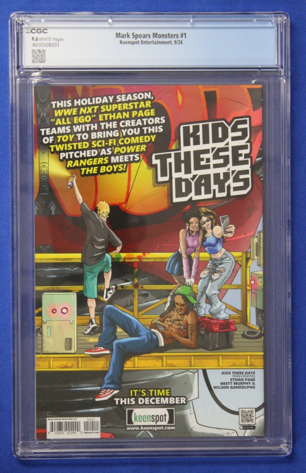 Mark Spears Monsters #1 Cover A 1st Print CGC 9.6 NM+