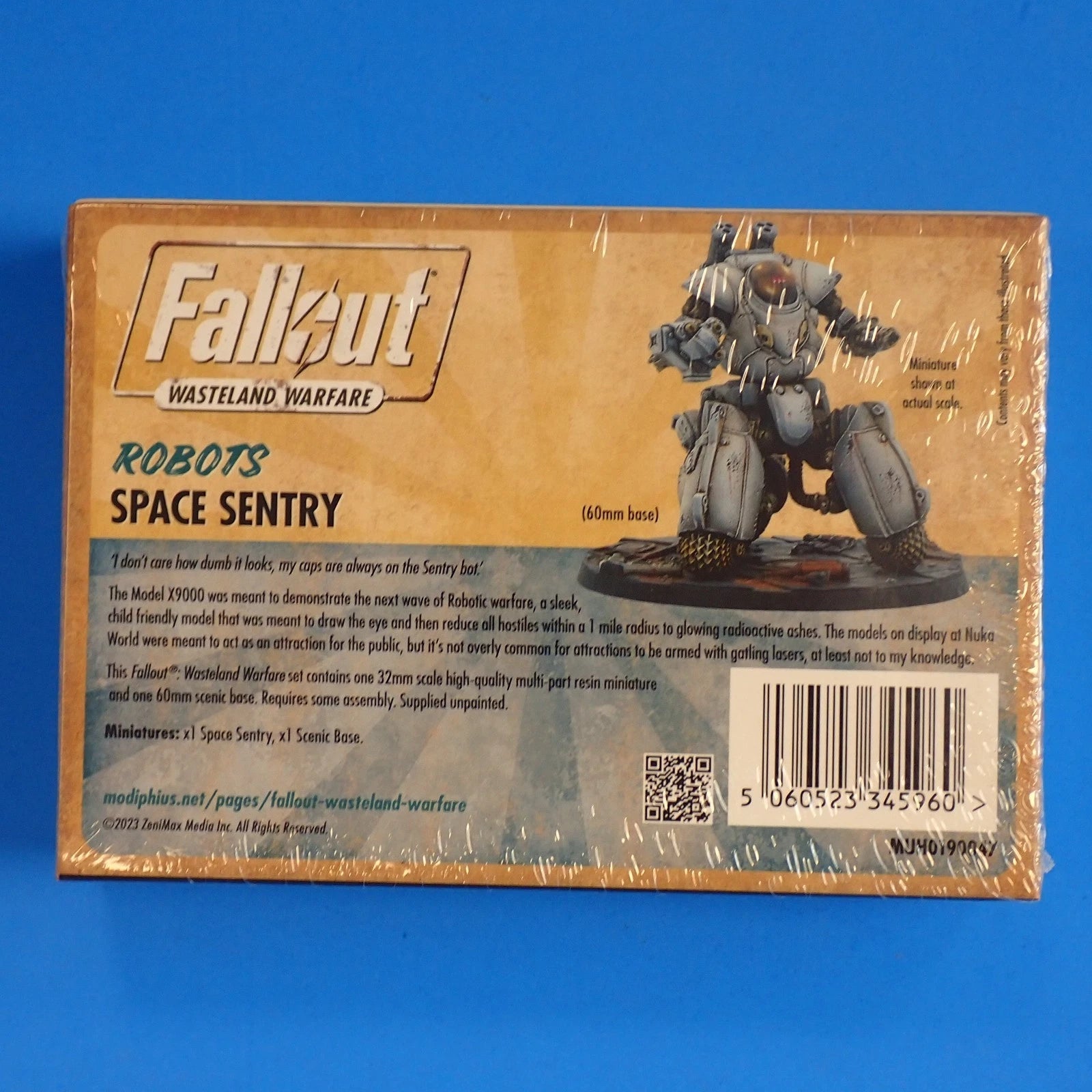 Fallout Wasteland Warfare Miniatures Lot of 6 - Robots, Zetans, & Legends of Vault 76 [Pre-Owned]