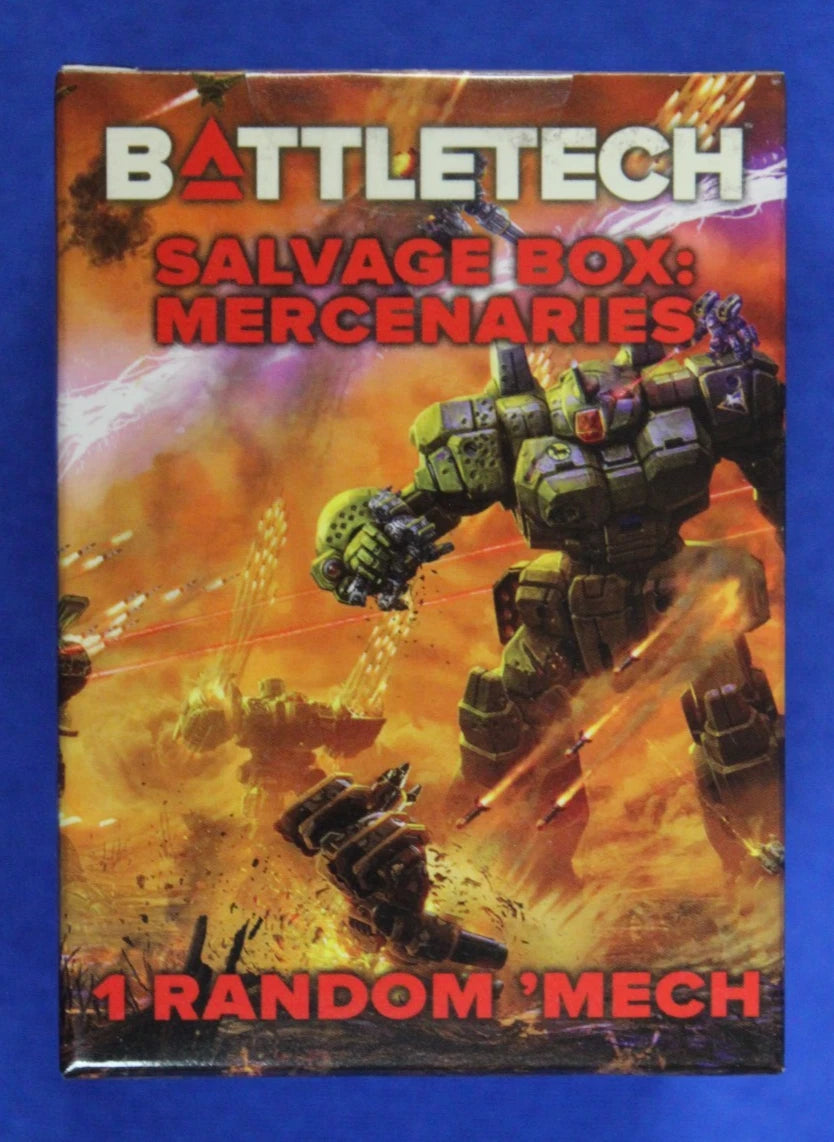 Catalyst Battletech Mercenaries Standard Box Set + Posters & 5 Salvage Boxes