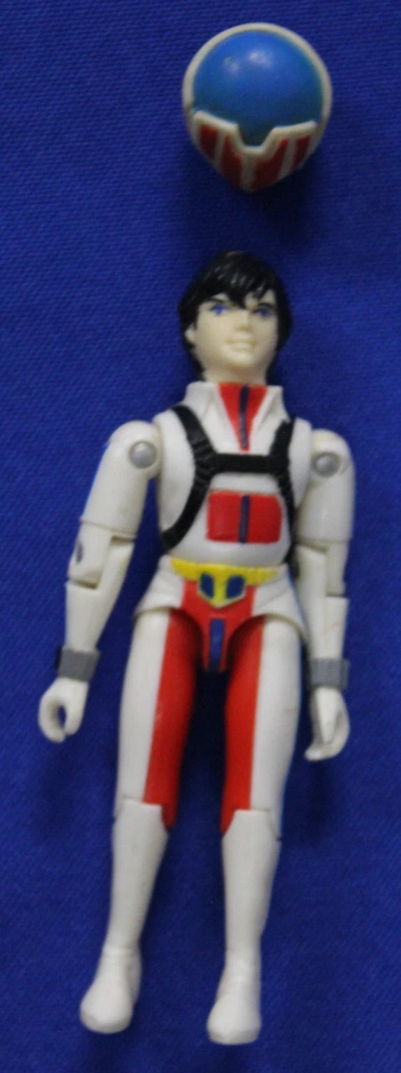 Robotech Transformable Roy Fokker VF-1S Mech + Rick Hunter Vintage Action Figure