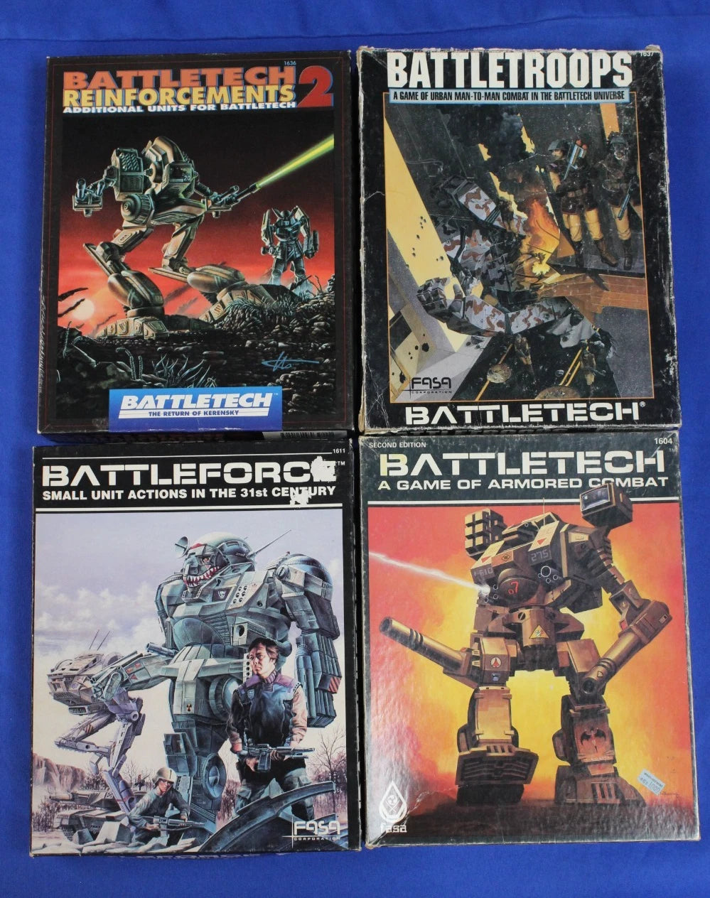 FASA Corporation Battletech Universe Game Expansion Lot of 4 Used Games