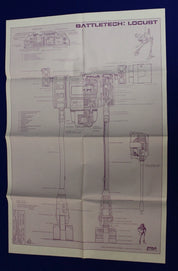 FASA Corporation Battletech Technical Blueprints Complete Set