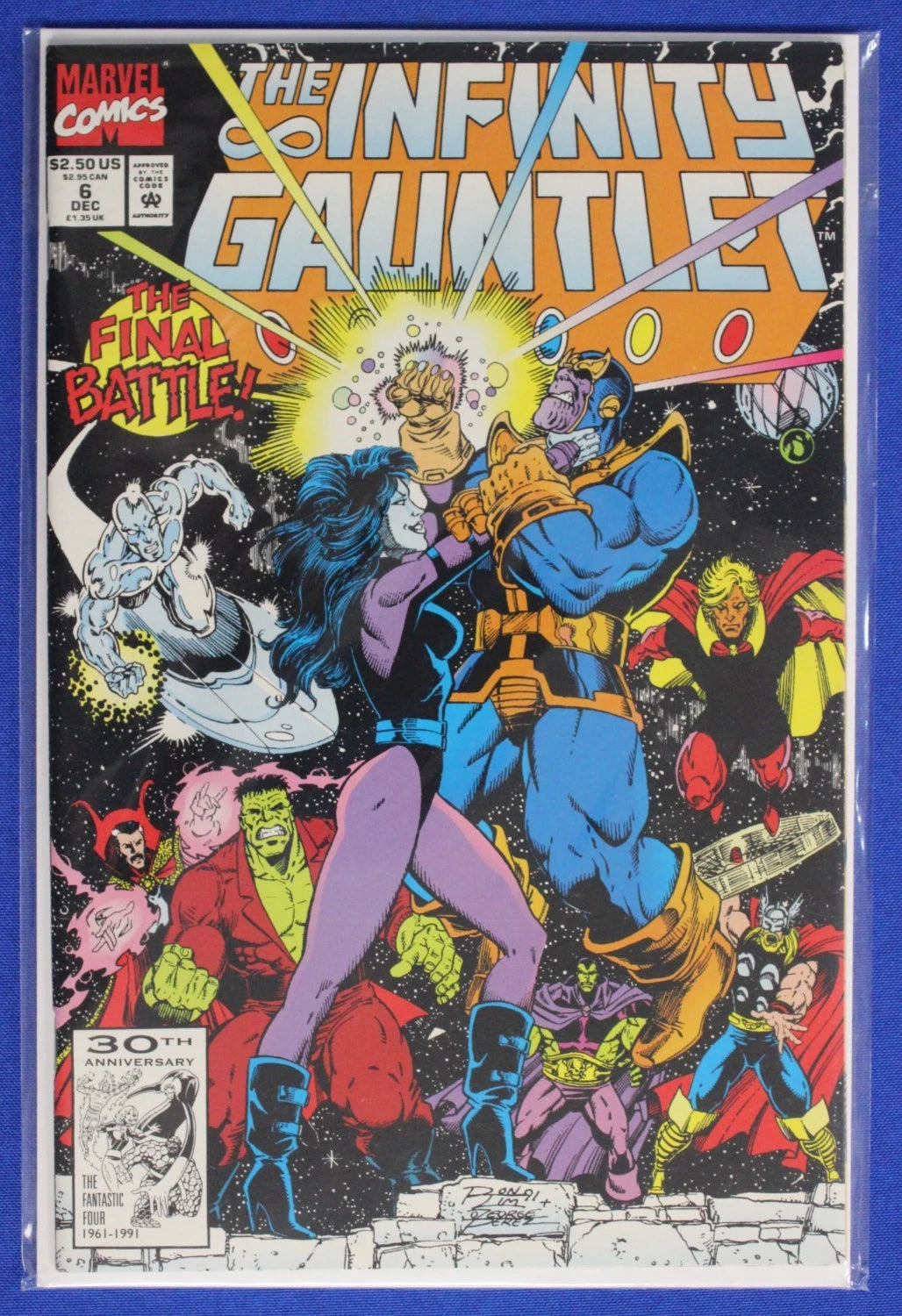 Infinity Gauntlet #1-6 Complete Set FN-VF
