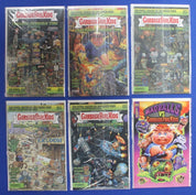 Garbage Pail Kids Trashin' Through Time #1-5 Complete Set w/ Cards + Madballs Vs