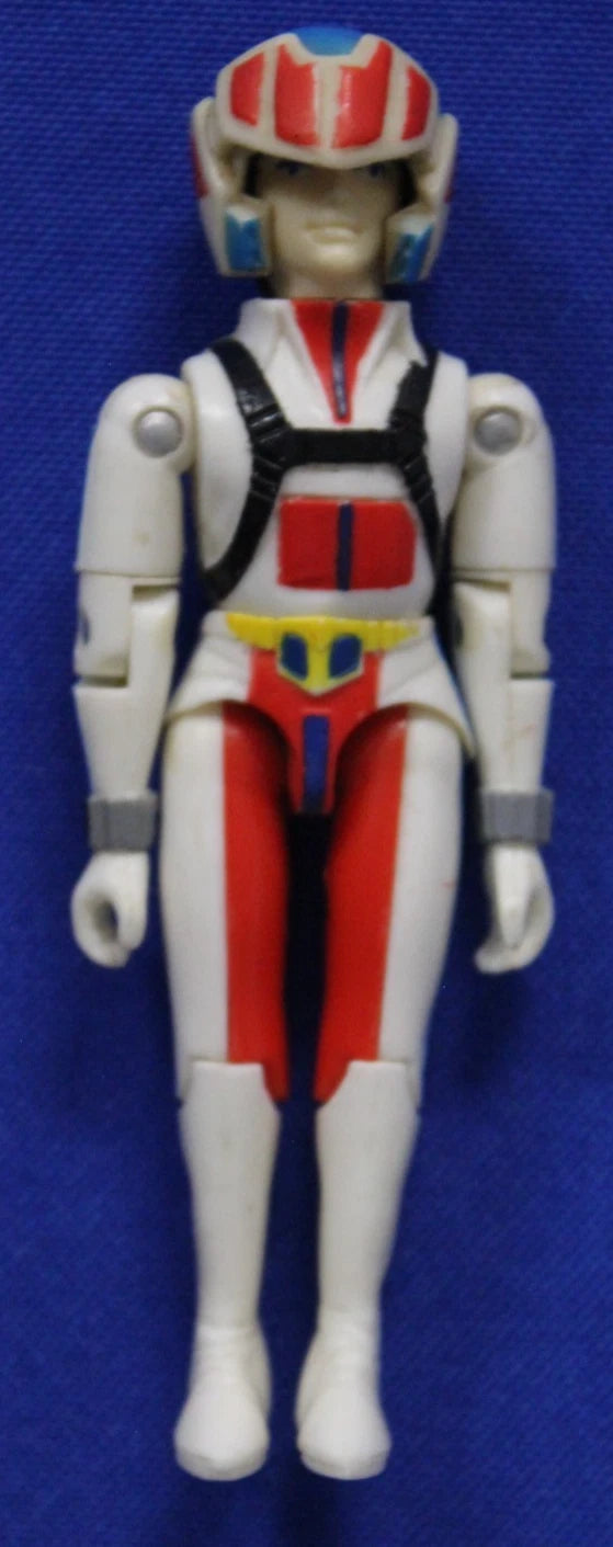 Robotech Transformable Roy Fokker VF-1S Mech + Rick Hunter Vintage Action Figure